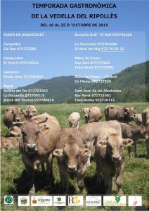 Temporada gastronòmica de la Vedella al Ripollès